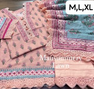 muasmmery printed lawn
