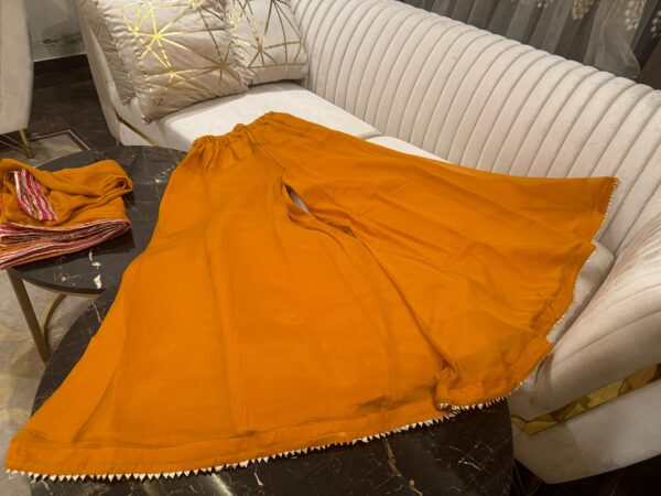 Chifon dbka pearl & thread work shirt - Image 4